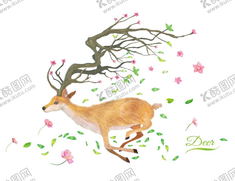 编号：65024609220258238218【酷图网】源文件下载-鹿元素