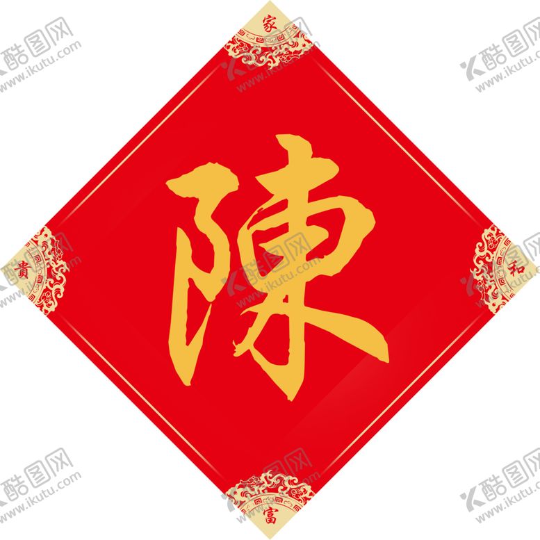 编号：70574703011631217427【酷图网】源文件下载-姓氏