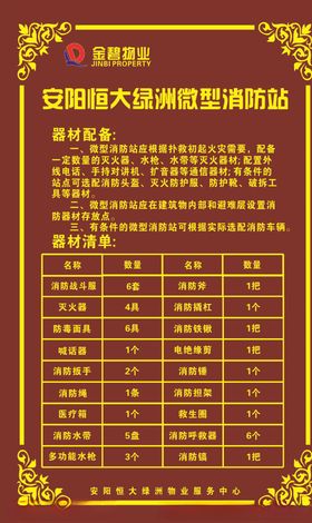 恒大微型消防站