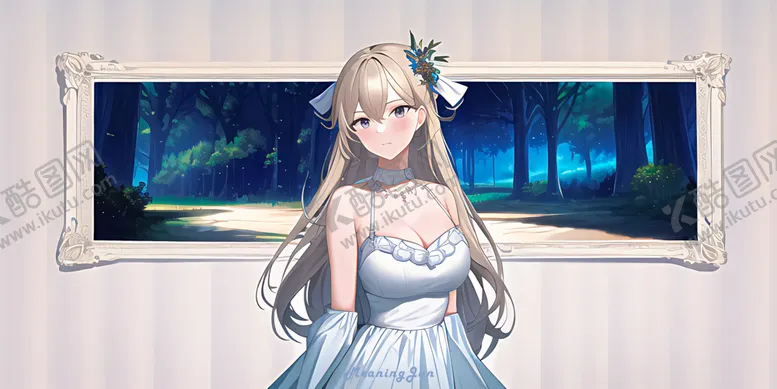 编号：87178101180020435730【酷图网】源文件下载-长发美女