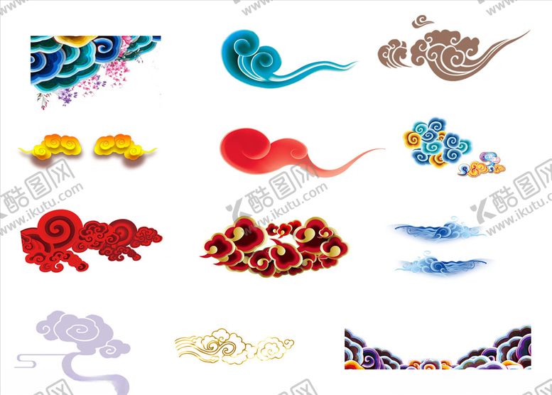 编号：23471709301748128952【酷图网】源文件下载-传统祥云