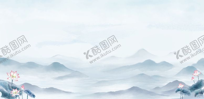 编号：13711001260451483054【酷图网】源文件下载-水墨山水