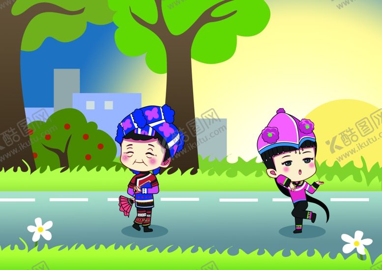 编号：54230604270323133742【酷图网】源文件下载-创意动漫卡通插画