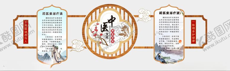 编号：94460404222101319457【酷图网】源文件下载-藏医坐浴疗法文化墙