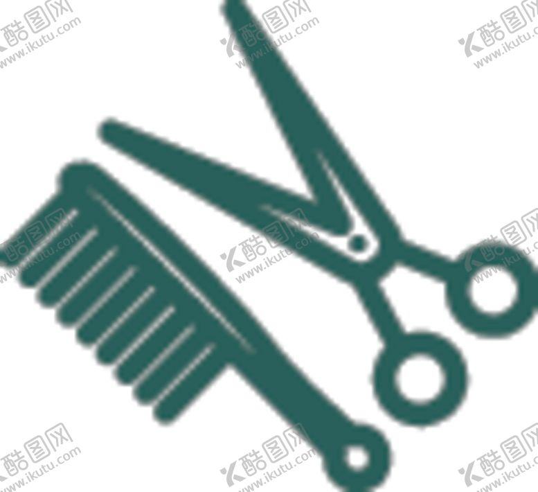 编号：96715805150508255900【酷图网】源文件下载-剪刀梳子