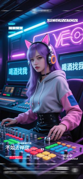 酒吧日常玩乐邀约饮酒海报