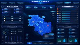 江苏省智慧城市综合指挥中心大屏