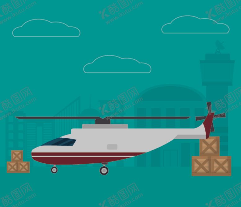 编号：43093809260511425067【酷图网】源文件下载-飞机物流