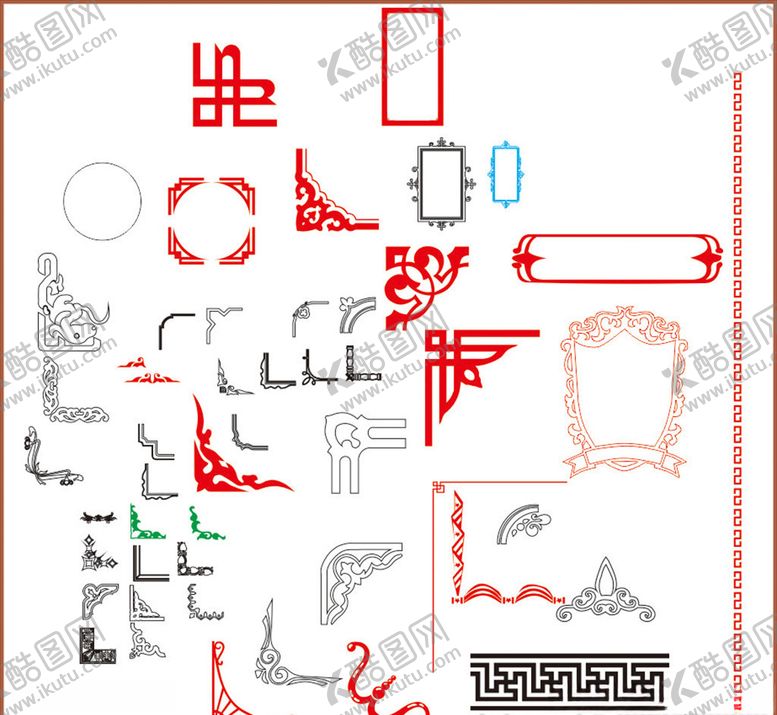 编号：20880209181739506941【酷图网】源文件下载-花纹花边角花边框