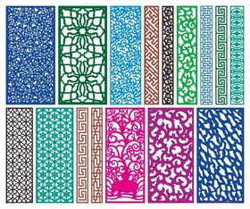 窗花镂空花纹屏风隔断雕花