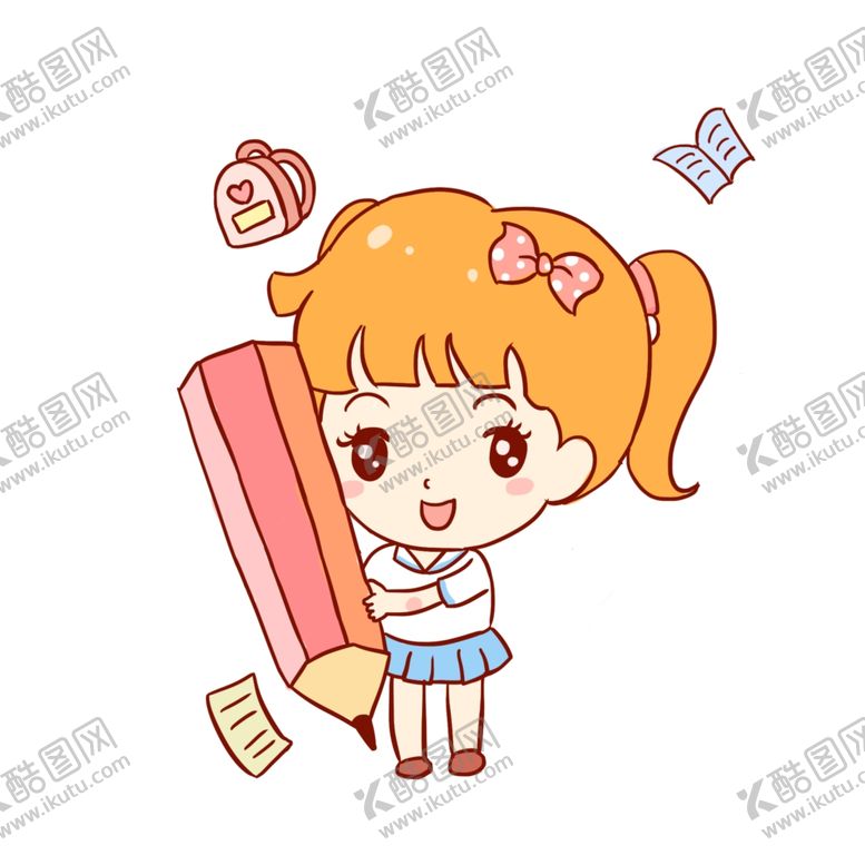 编号：48846810061247297756【酷图网】源文件下载-卡通女孩