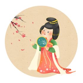 卡通侍女图