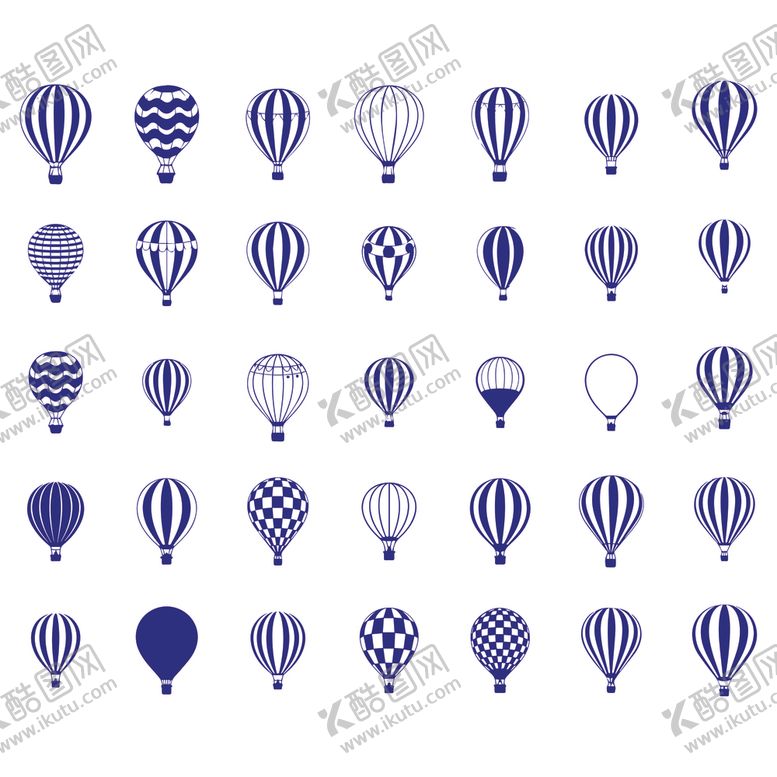 编号：65831904051702259161【酷图网】源文件下载-热气球图案