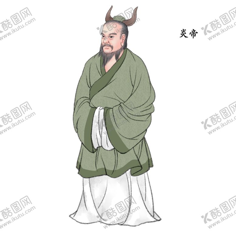 编号：97013010041028147301【酷图网】源文件下载-国学人物插画