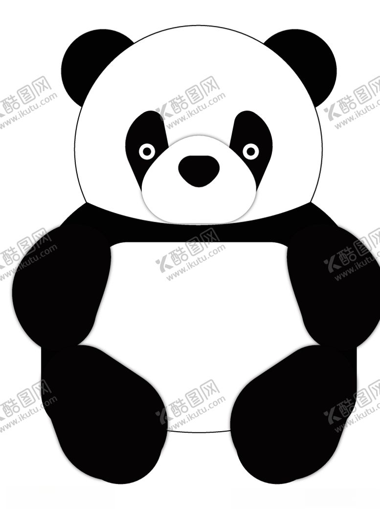 编号：85557309121811052041【酷图网】源文件下载-矢量熊猫