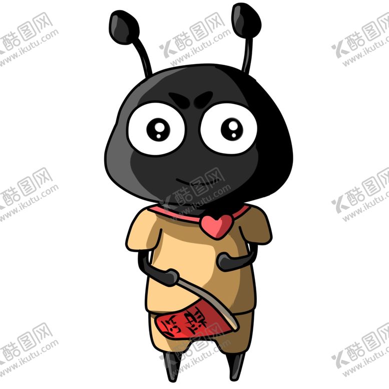 编号：89897404271000064321【酷图网】源文件下载-手绘卡通蚂蚁