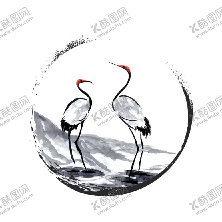 编号：73470410011724108351【酷图网】源文件下载-仙鹤