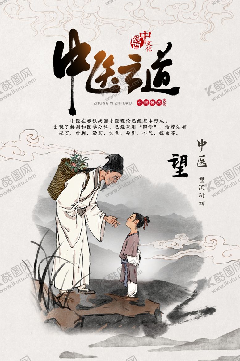 编号：58458006271036269466【酷图网】源文件下载-中医之道文化海报