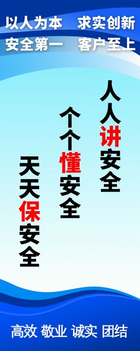 造型展板人人讲安全