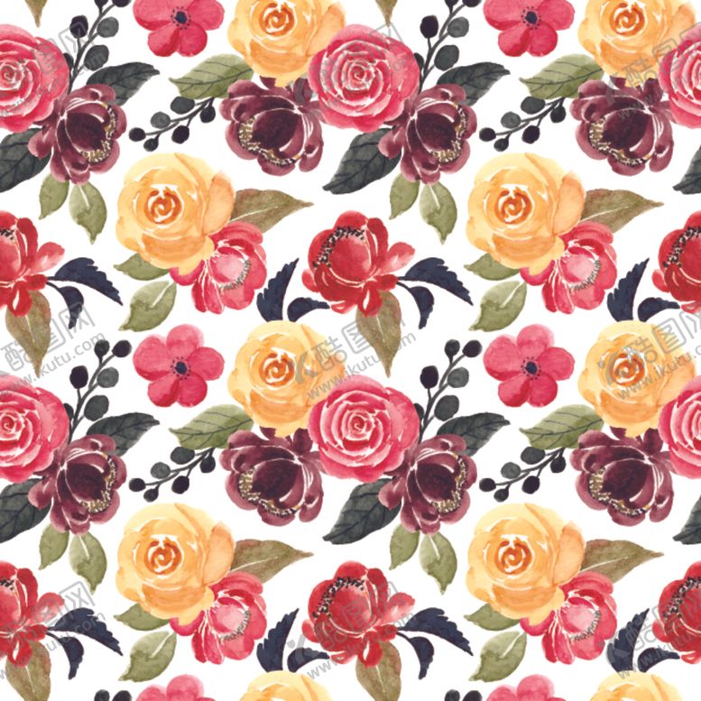 编号：62326110311328569844【酷图网】源文件下载-花卉底纹