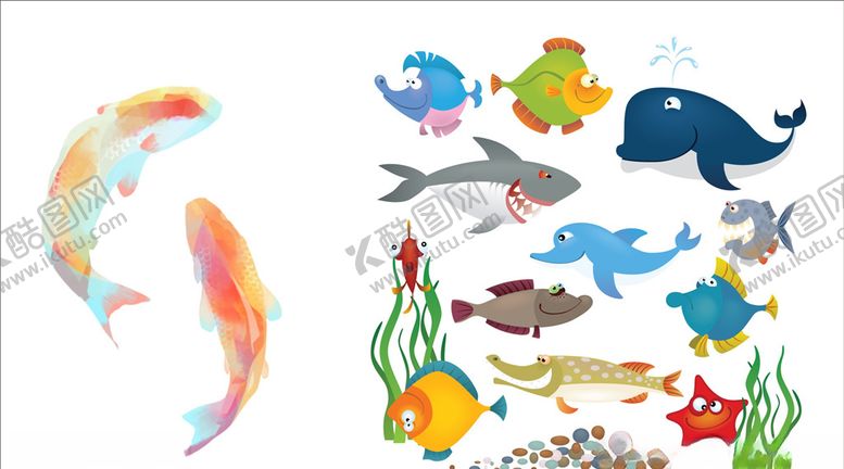 编号：15285809260412491700【酷图网】源文件下载-手绘鱼