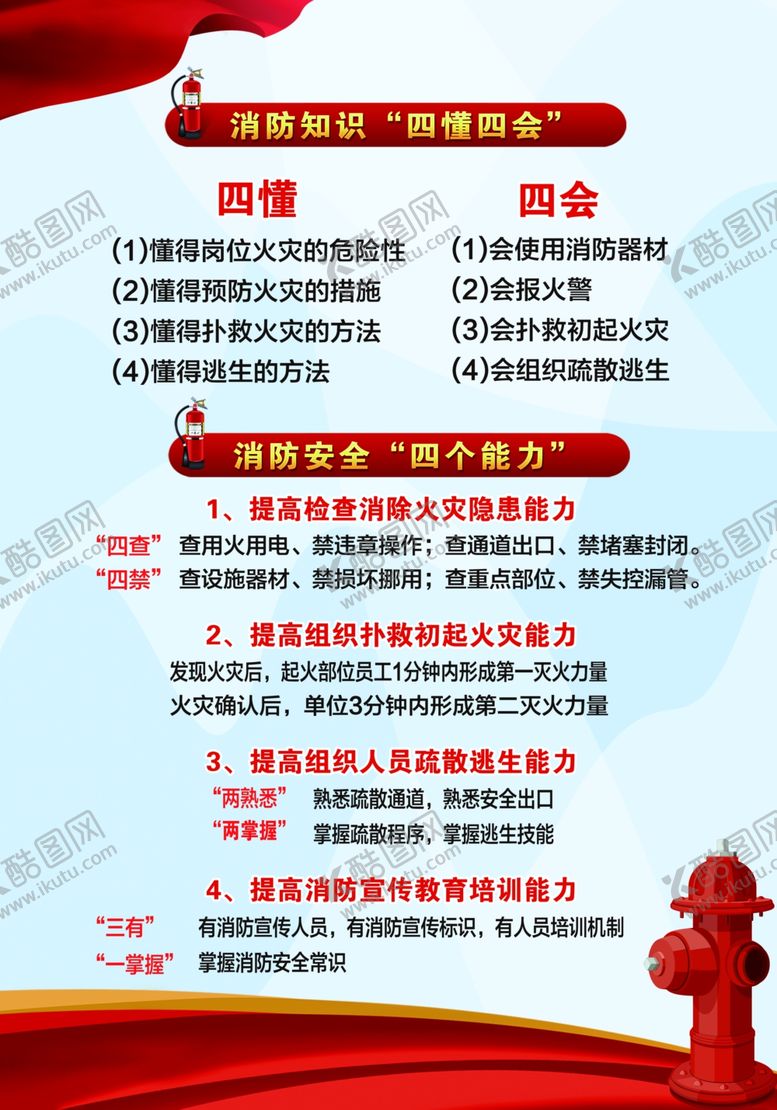 编号：64466207030833542804【酷图网】源文件下载-四懂四会四个能力