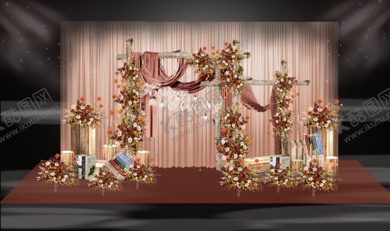 编号：66622309222354049488【酷图网】源文件下载-婚礼合影区