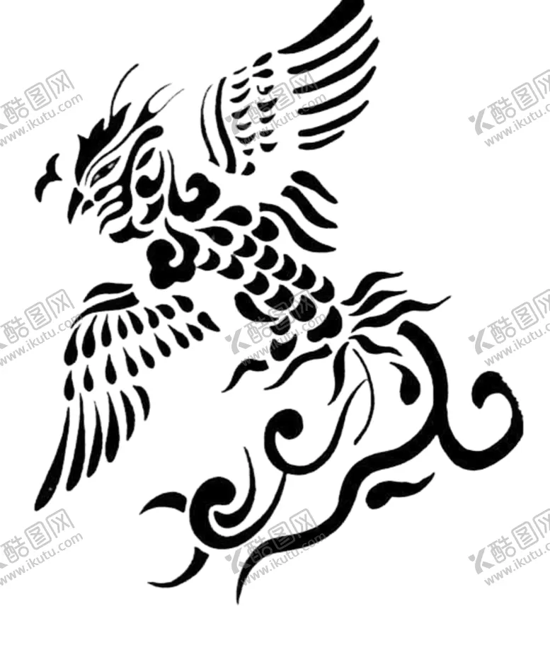 编号：29339904112326404461【酷图网】源文件下载-手绘水彩凤凰