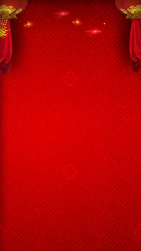 红色背景