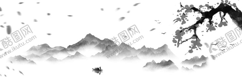 编号：68836506181504382731【酷图网】源文件下载-中国风水墨山水画