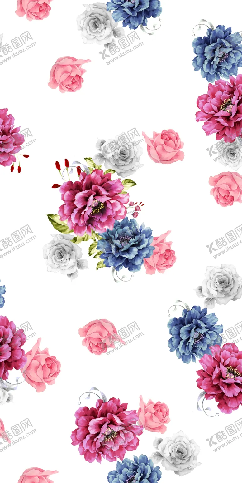 编号：15870205051114241399【酷图网】源文件下载-数码印花纸印花面料壁纸
