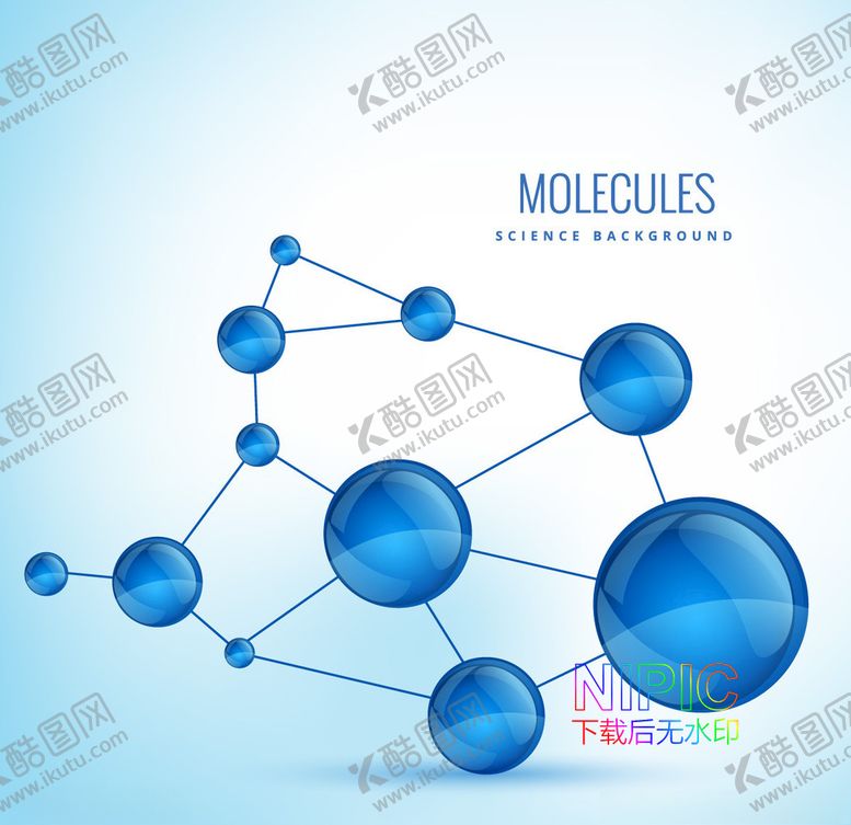 编号：10713304061819038122【酷图网】源文件下载-分子结构