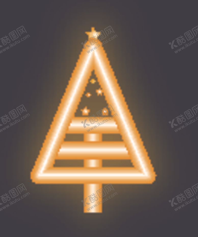 编号：96459206241203362590【酷图网】源文件下载-霓虹灯圣诞树