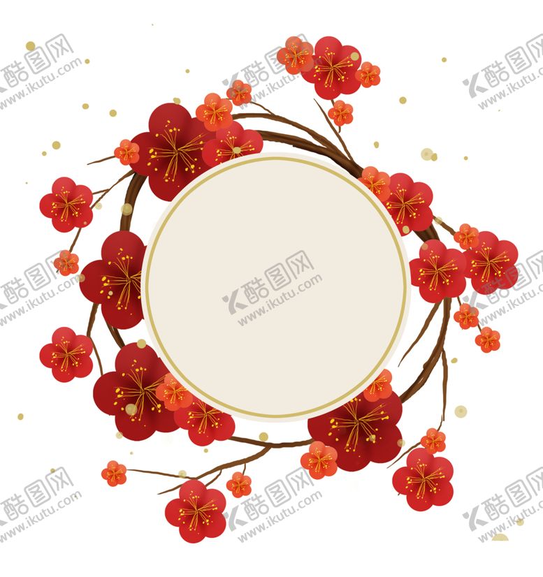 编号：19552209152004388560【酷图网】源文件下载-中国风水墨梅