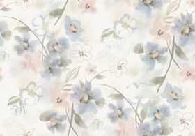 清新淡雅花卉图案背景