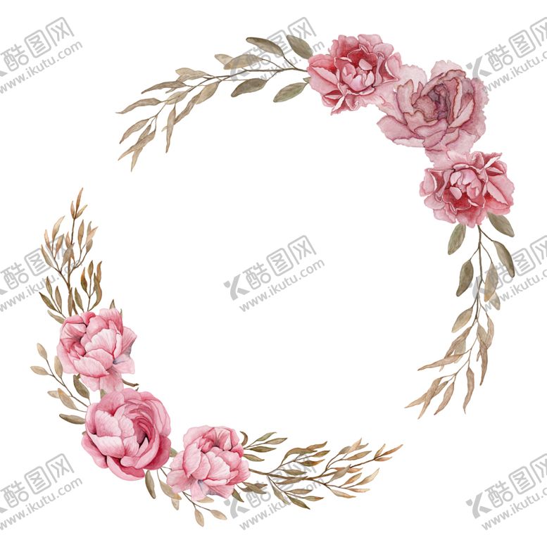 编号：91888502031433053563【酷图网】源文件下载-手绘花卉