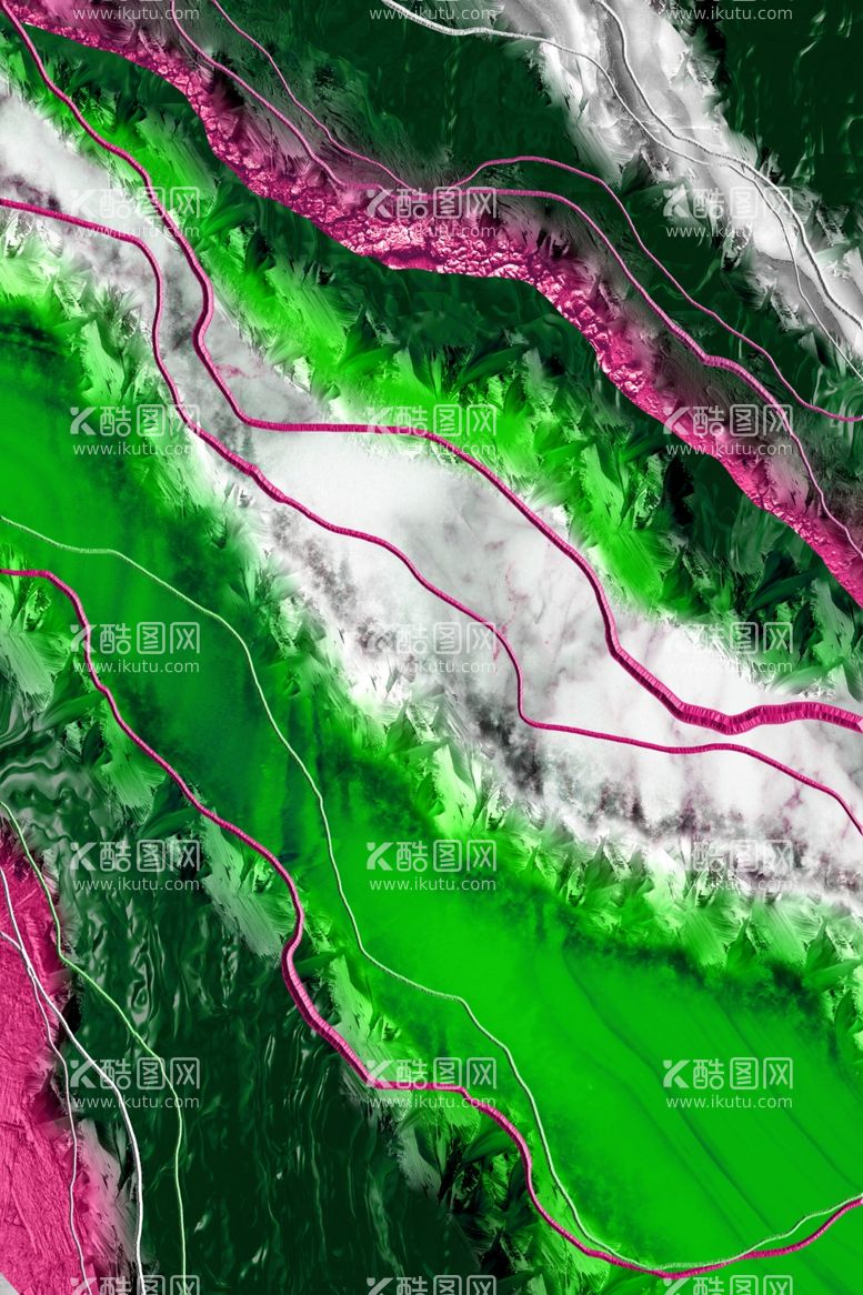 编号：52980511270437348826【酷图网】源文件下载-绿色水彩大理石挂画装饰画