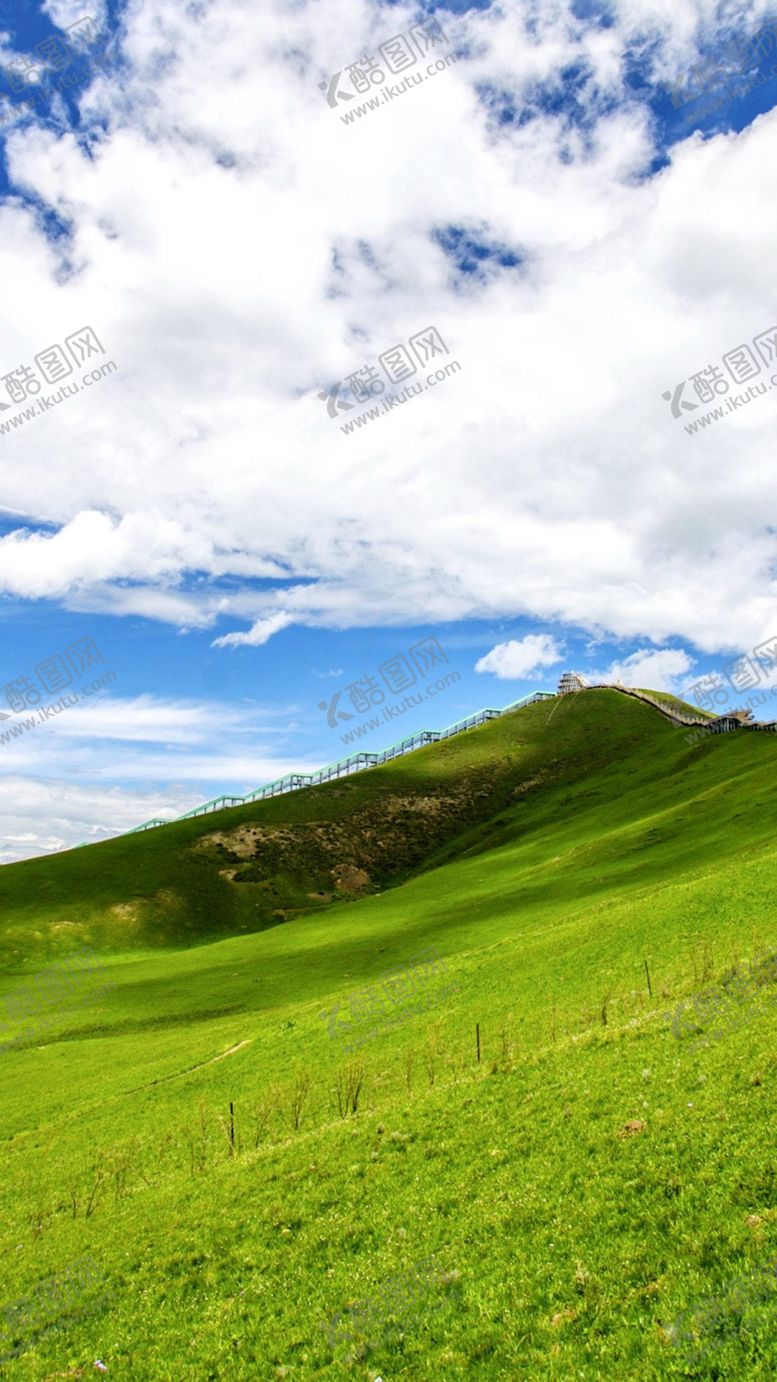 编号：78559410152042088454【酷图网】源文件下载-蓝天白云草地