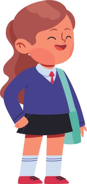 卡通儿童形象学生小孩子小朋友