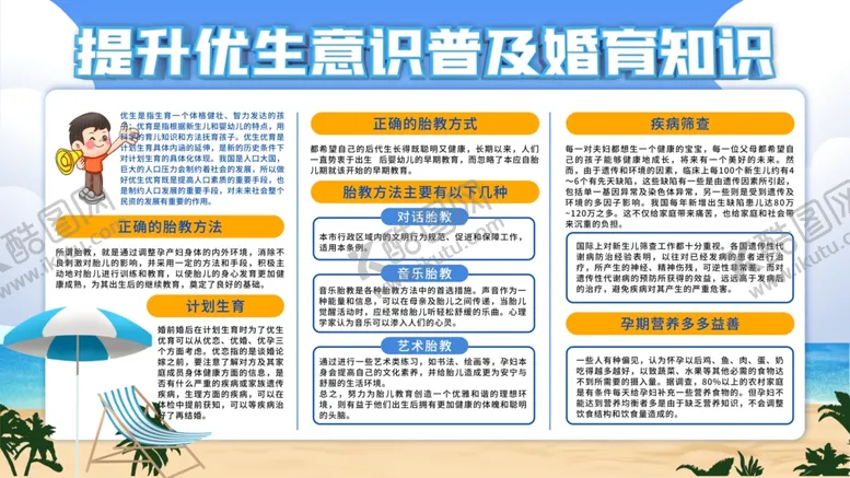 编号：50180711252101246302【酷图网】源文件下载-优生优育