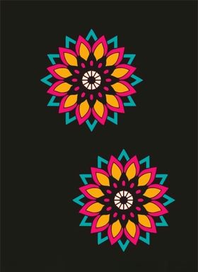 矢量叶子花