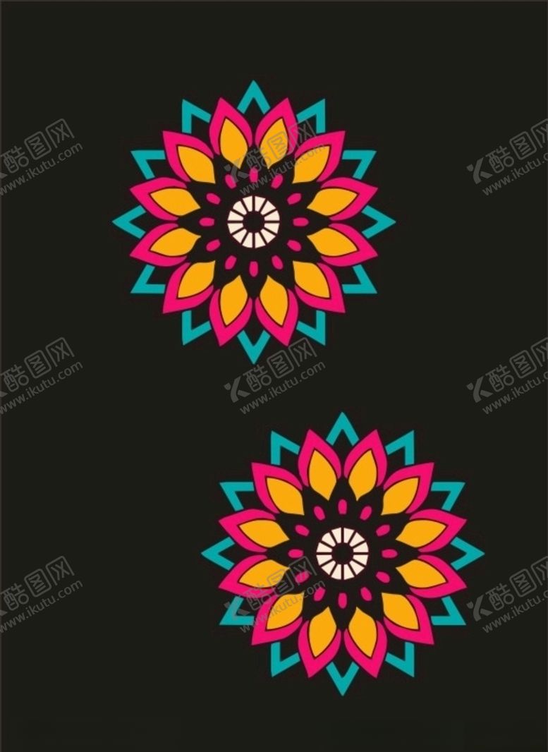 编号：66173310191408335051【酷图网】源文件下载-矢量边框叶子花