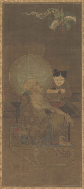 金大受十六罗汉图