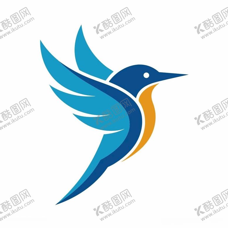 编号：80502101170209552413【酷图网】源文件下载-翠鸟简约logo设计