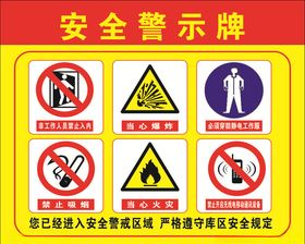 安全警示牌