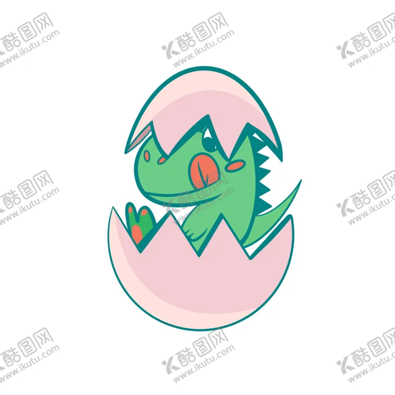 编号：91602406260529575298【酷图网】源文件下载-卡通恐龙