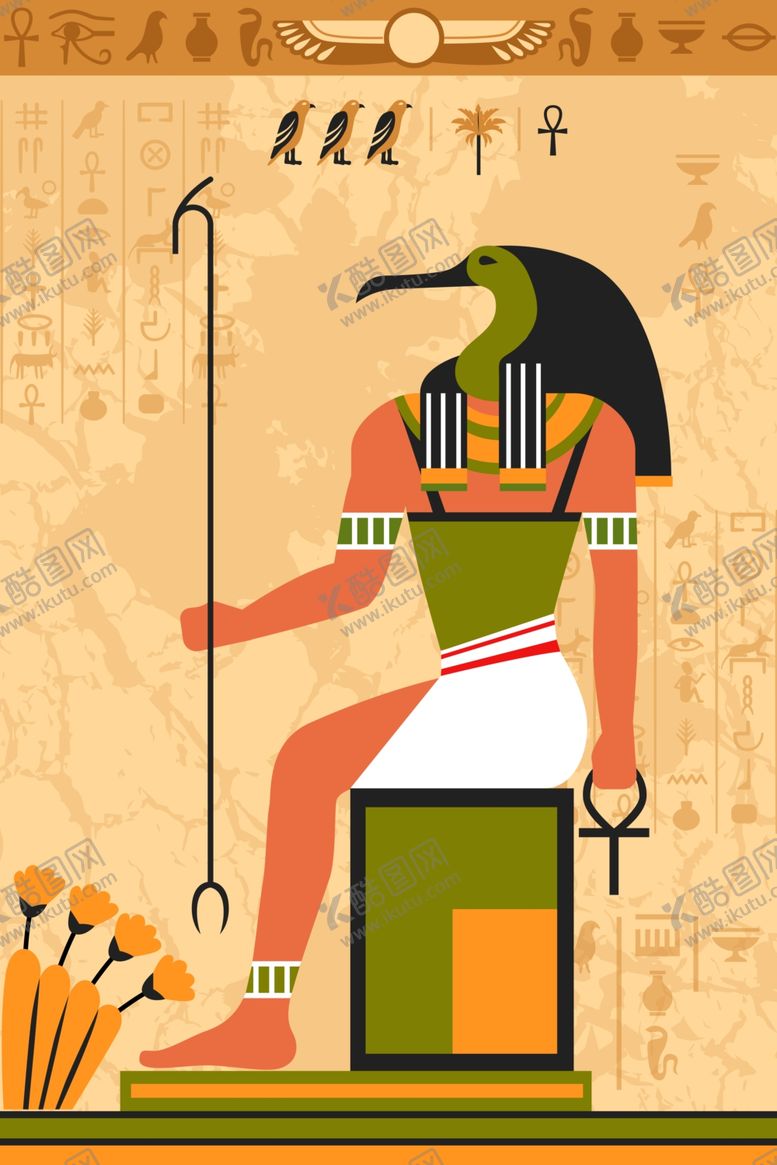 编号：36246510070214265513【酷图网】源文件下载-埃及壁画