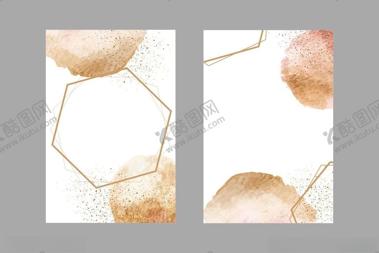 编号：99336811021812214410【酷图网】源文件下载-几何水彩风装饰画图案