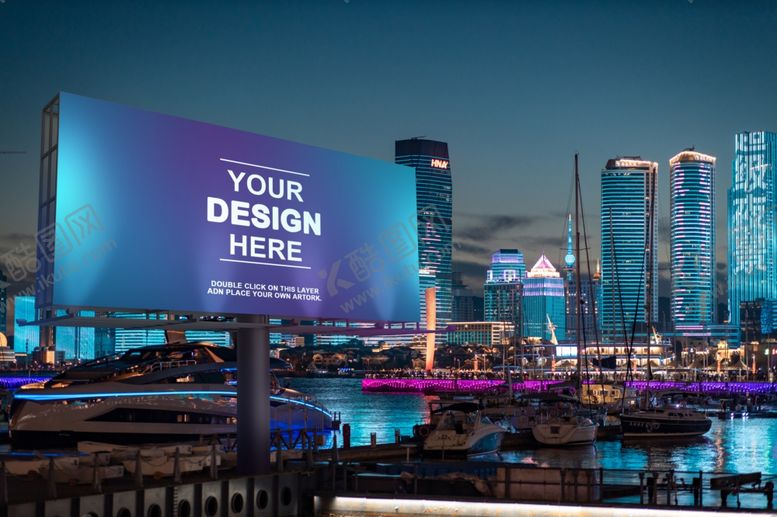 编号：38662609261224116295【酷图网】源文件下载-户外广告牌样机