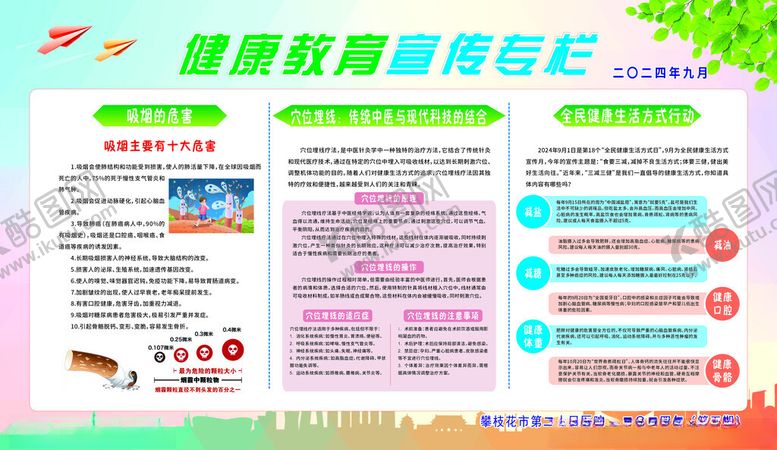编号：77495611202229301872【酷图网】源文件下载-健康宣传栏